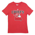 NEW ERA Mens Red Kansas City Chiefs T-Shirt M Short Sleeve Crew Neck NFL