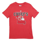 NEW ERA Mens Red Kansas City Chiefs T-Shirt M Short Sleeve Crew Neck NFL