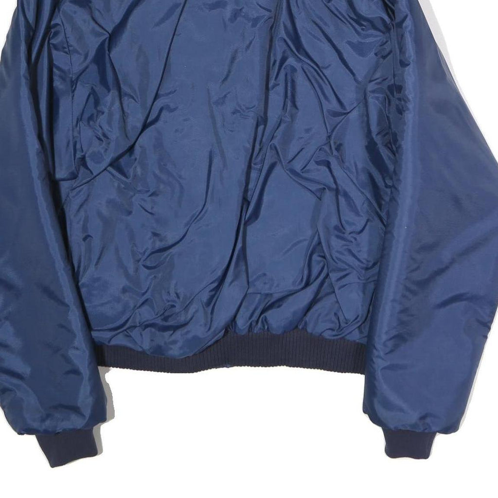 STEARNS Mens Blue & Green Zip Jacket M Polyester Plain Warm Casual