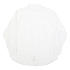 NAUTICA Mens White XL Classic Fit Cotton Blend Shirt Long Sleeve Button Plain