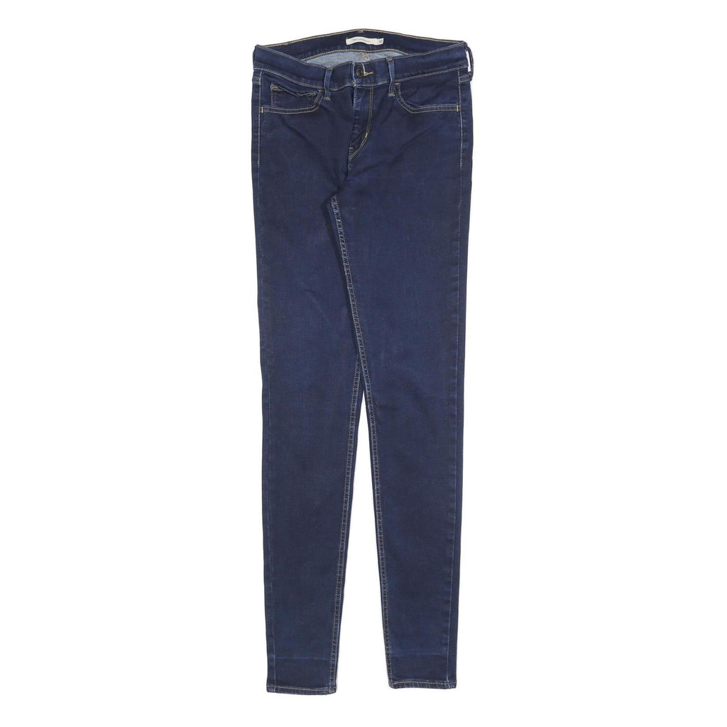LEVI'S 710 Womens Jeans Blue Slim Skinny Denim Dark W30 L34 Stretch Cotton