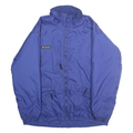 COLUMBIA Womens Blue Nylon Sportswear Zip Up Jacket L Outdoor Lightweight