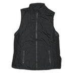 CALVIN KLEIN Womens Black Outdoor Jacket S Polyester Blend Plain Zip Lightweight