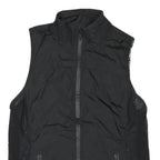 CALVIN KLEIN Womens Black Outdoor Jacket S Polyester Blend Plain Zip Lightweight