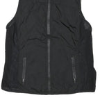 CALVIN KLEIN Womens Black Outdoor Jacket S Polyester Blend Plain Zip Lightweight