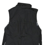 CALVIN KLEIN Womens Black Outdoor Jacket S Polyester Blend Plain Zip Lightweight