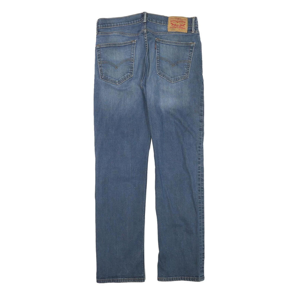 LEVI'S Mens Slim Blue Denim Medium Wash W30 L30 Zip Jeans Casual Comfort