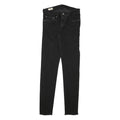 LEVI'S Womens Black Slim Skinny Denim Medium W28 L31 Stretch Cotton Blend Jeans
