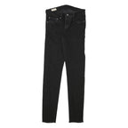 LEVI'S Womens Black Slim Skinny Denim Medium W28 L31 Stretch Cotton Blend Jeans