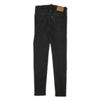 LEVI'S Womens Black Slim Skinny Denim Medium W28 L31 Stretch Cotton Blend Jeans