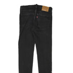 LEVI'S Womens Black Slim Skinny Denim Medium W28 L31 Stretch Cotton Blend Jeans