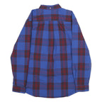 TOMMY HILFIGER Mens Blue Red Check Shirt XL Button-Down Cotton Casual