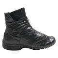 RIEKER Ankle Boots Black Leather Womens UK 3