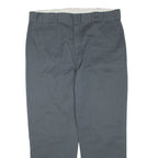 DICKIES Mens Trousers Grey Regular Tapered W38 L30