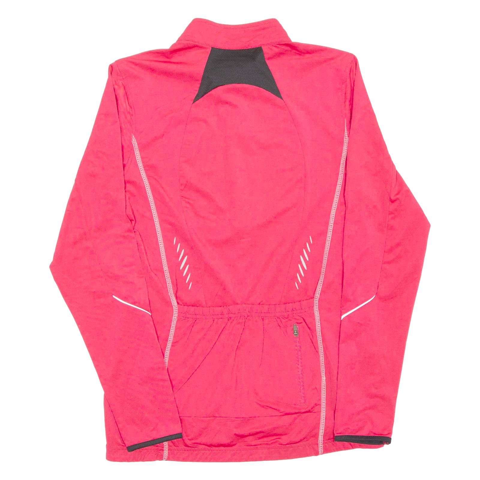 Cycling Womens Jersey Pink Long Sleeve Full Zip UK 10