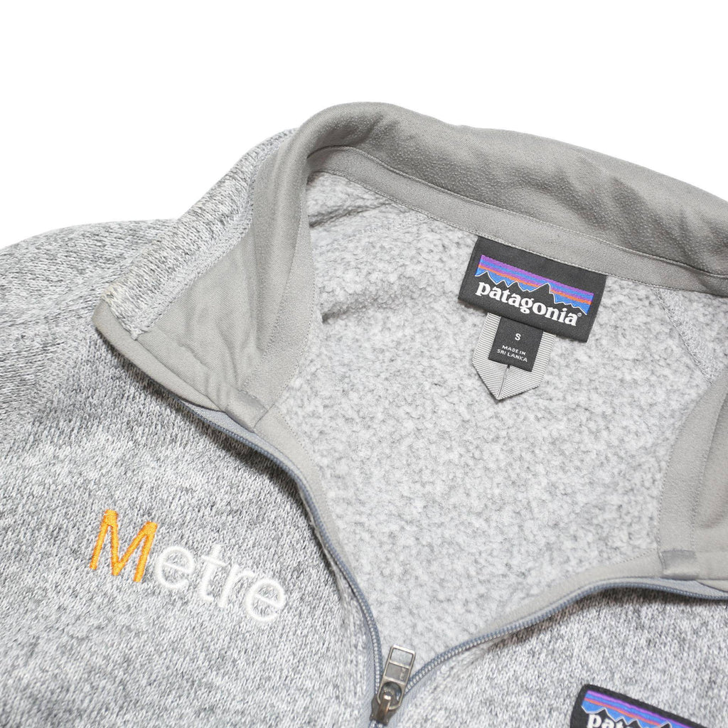 PATAGONIA Womens Grey Fleece Jacket S Polyester Blend Zip Stand-Up Collar Soft