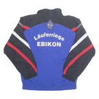 SALLER Mesh Lined Mens Track Jacket Blue M