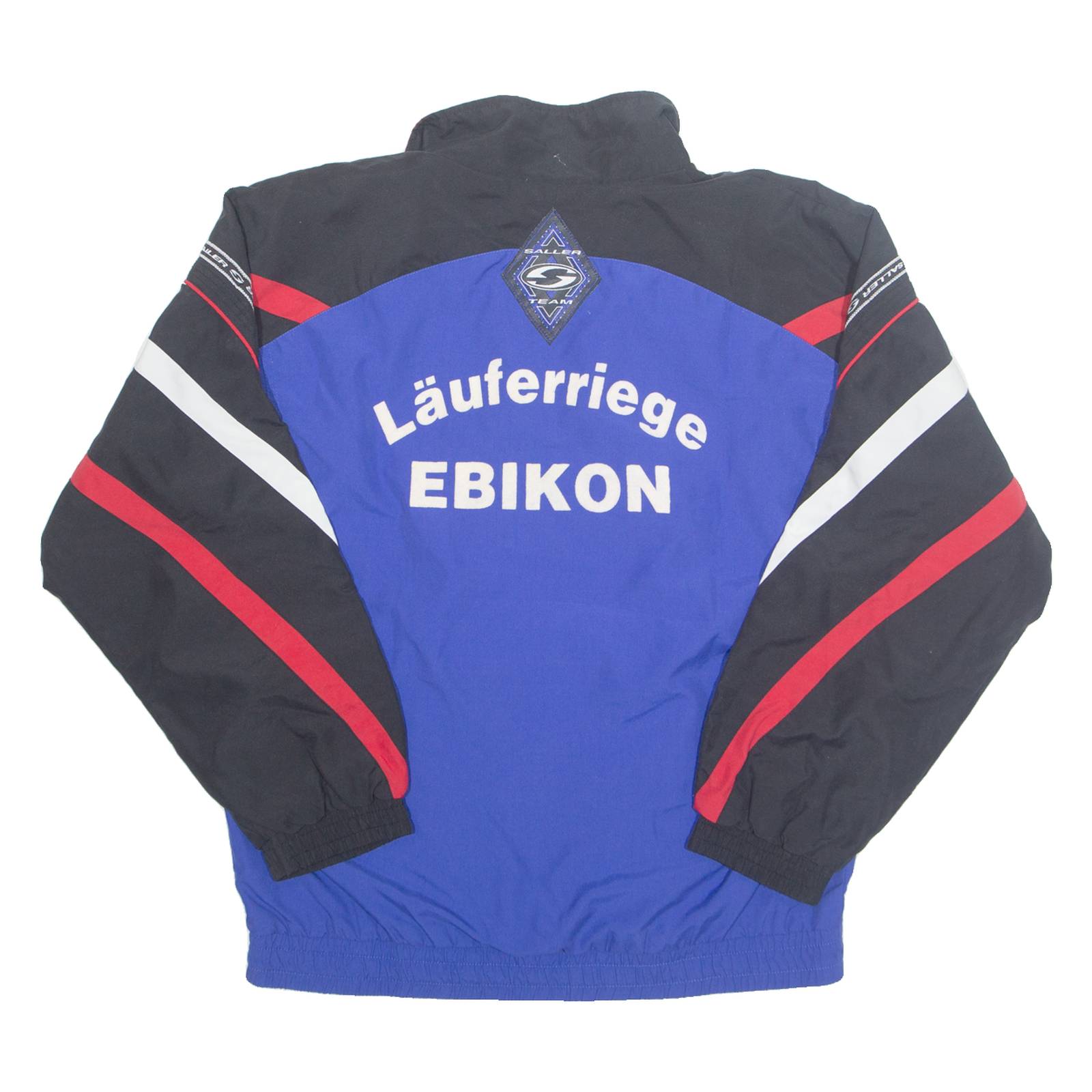 SALLER Mesh Lined Mens Track Jacket Blue M