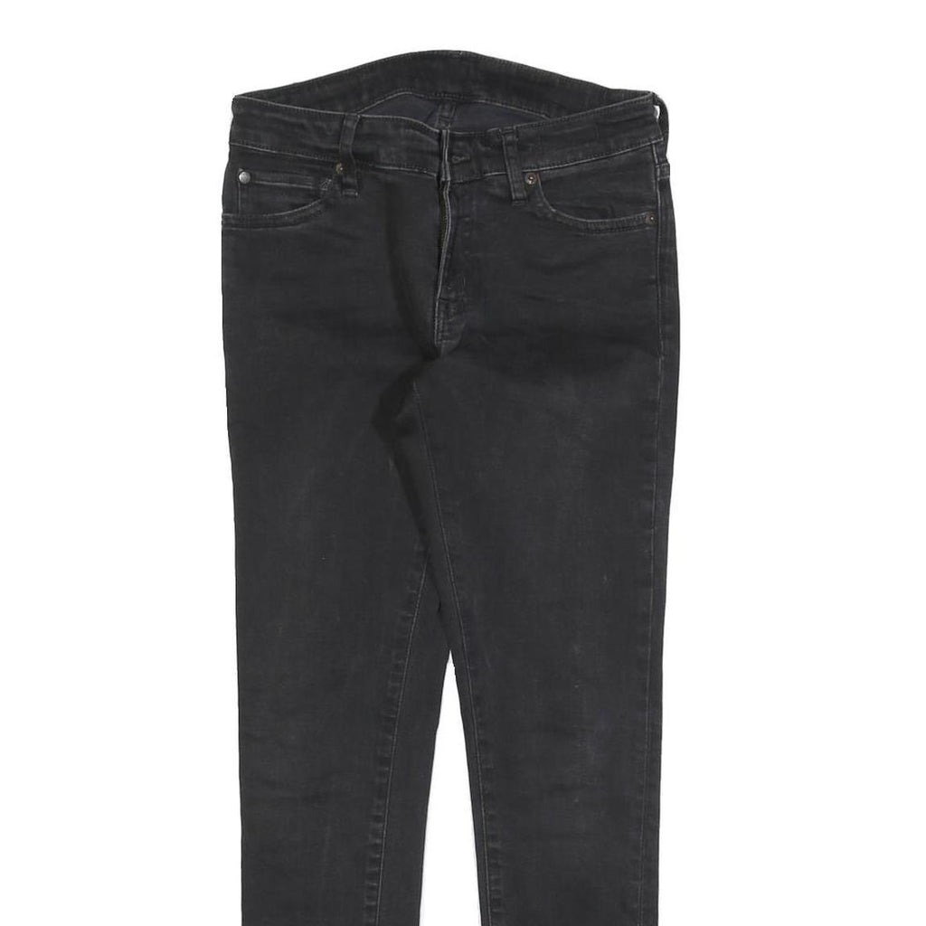 RALPH LAUREN DENIM & SUPPLY Womens Slim Black Denim Skinny Jeans Cotton Blend