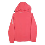 KANGAROOS Womens Pink Outdoor Jacket S Polyester Blend Hooded Zip Windproof