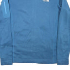 THE NORTH FACE Mens Blue Jacket S Polyester Blend Zip Plain Casual Outdoor