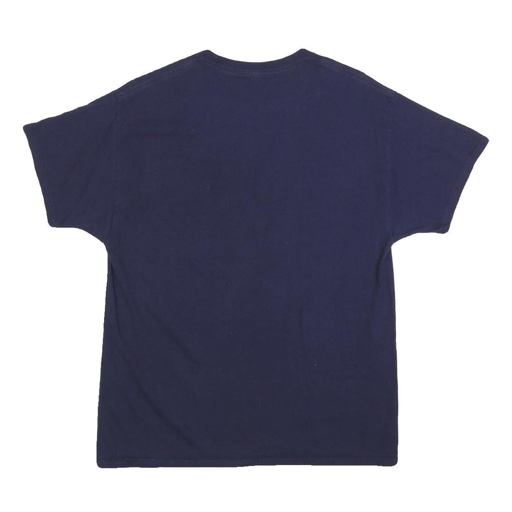 NHL Womens Navy Blue Colorado Avalanche Graphic T-Shirt L Short Sleeve Crew Neck