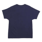 NHL Womens Navy Blue Colorado Avalanche Graphic T-Shirt L Short Sleeve Crew Neck