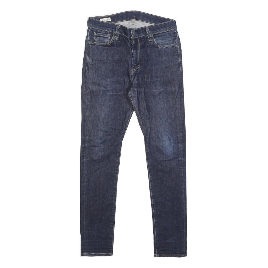 LEVI'S 510 Mens Jeans Blue Slim Skinny Denim Medium W30 L32 Cotton Blend Zip