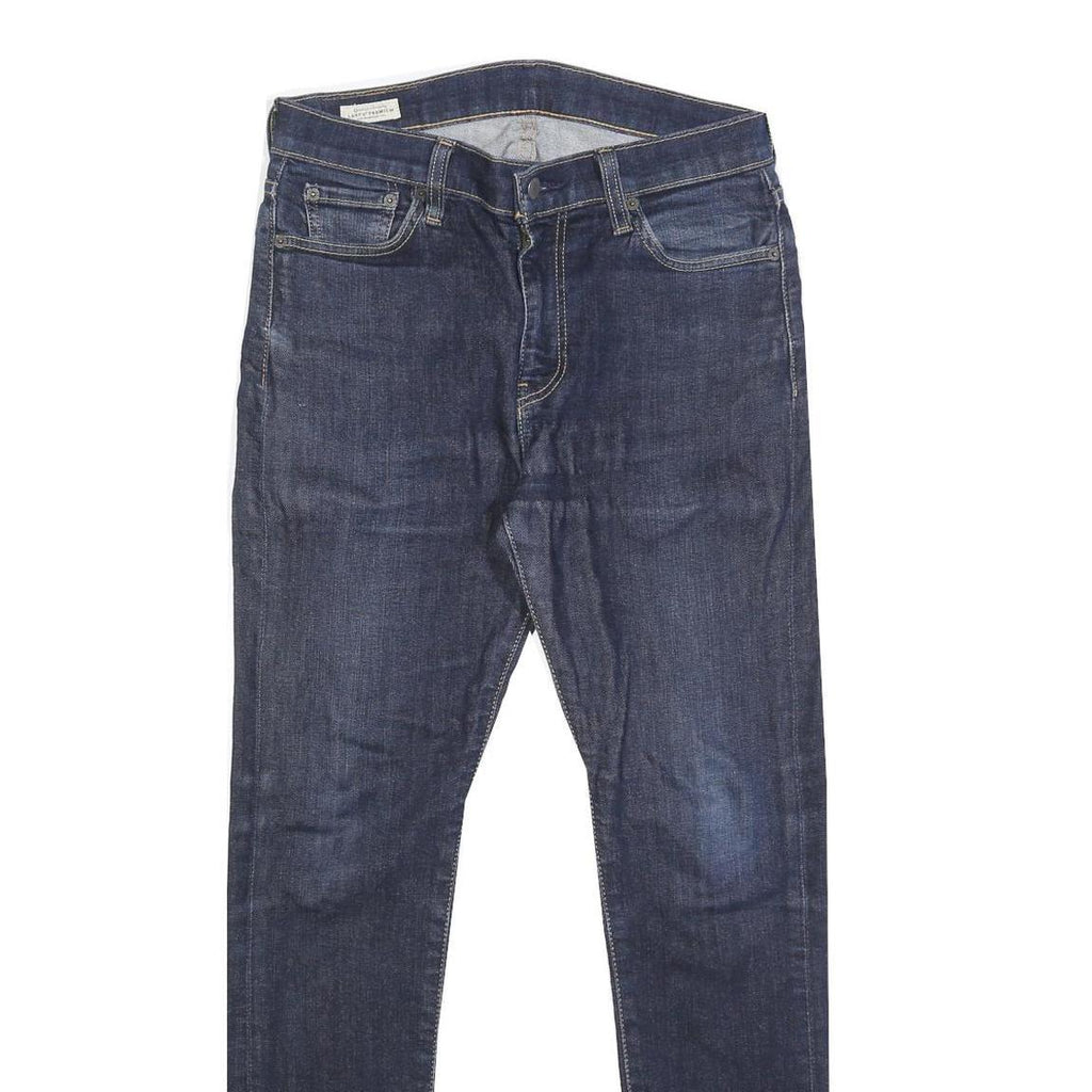 LEVI'S 510 Mens Jeans Blue Slim Skinny Denim Medium W30 L32 Cotton Blend Zip