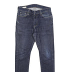 LEVI'S 510 Mens Jeans Blue Slim Skinny Denim Medium W30 L32 Cotton Blend Zip