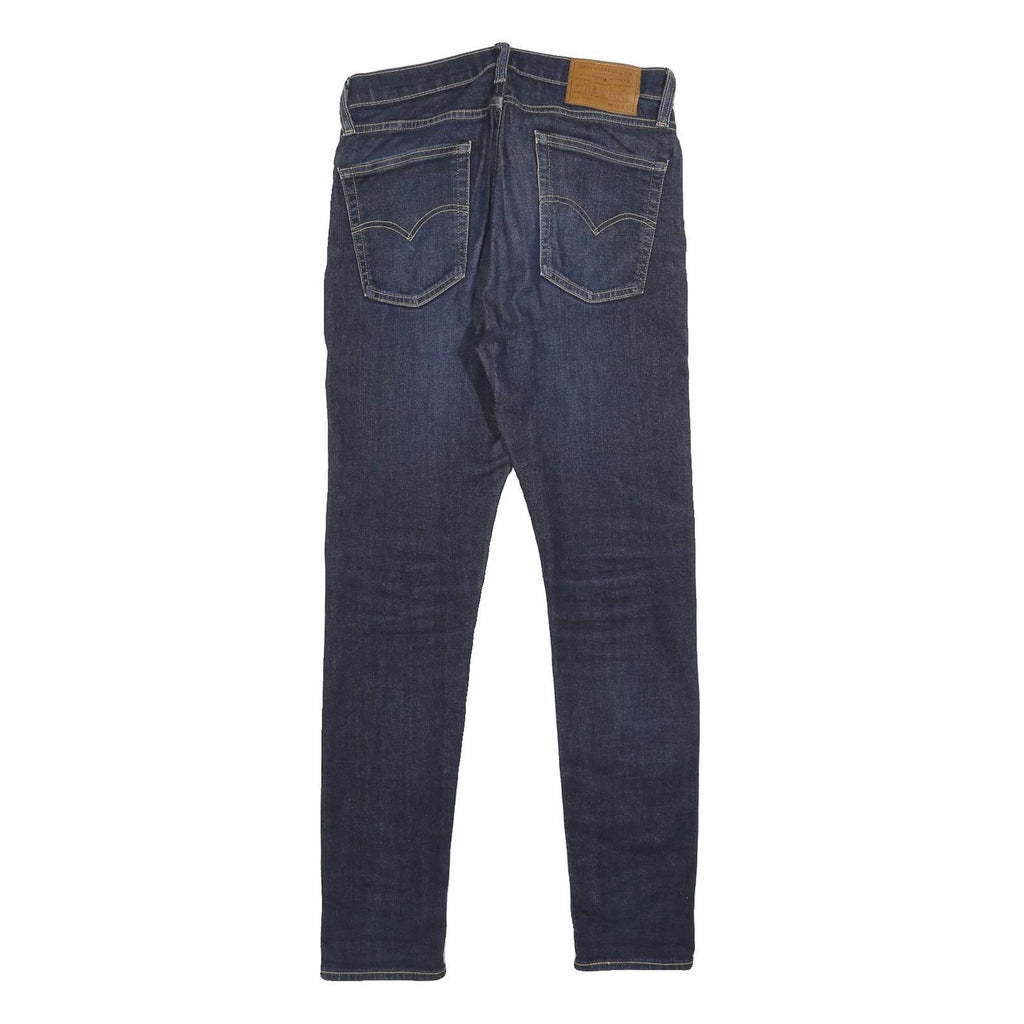 LEVI'S 510 Mens Jeans Blue Slim Skinny Denim Medium W30 L32 Cotton Blend Zip