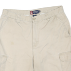 CHAPS Mens Shorts Beige Cargo Plain M W32 Cotton Blend Casual Summer