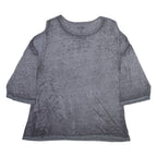 HARD ROCK CAFE Womens T-Shirt Grey 3/4 Sleeve M