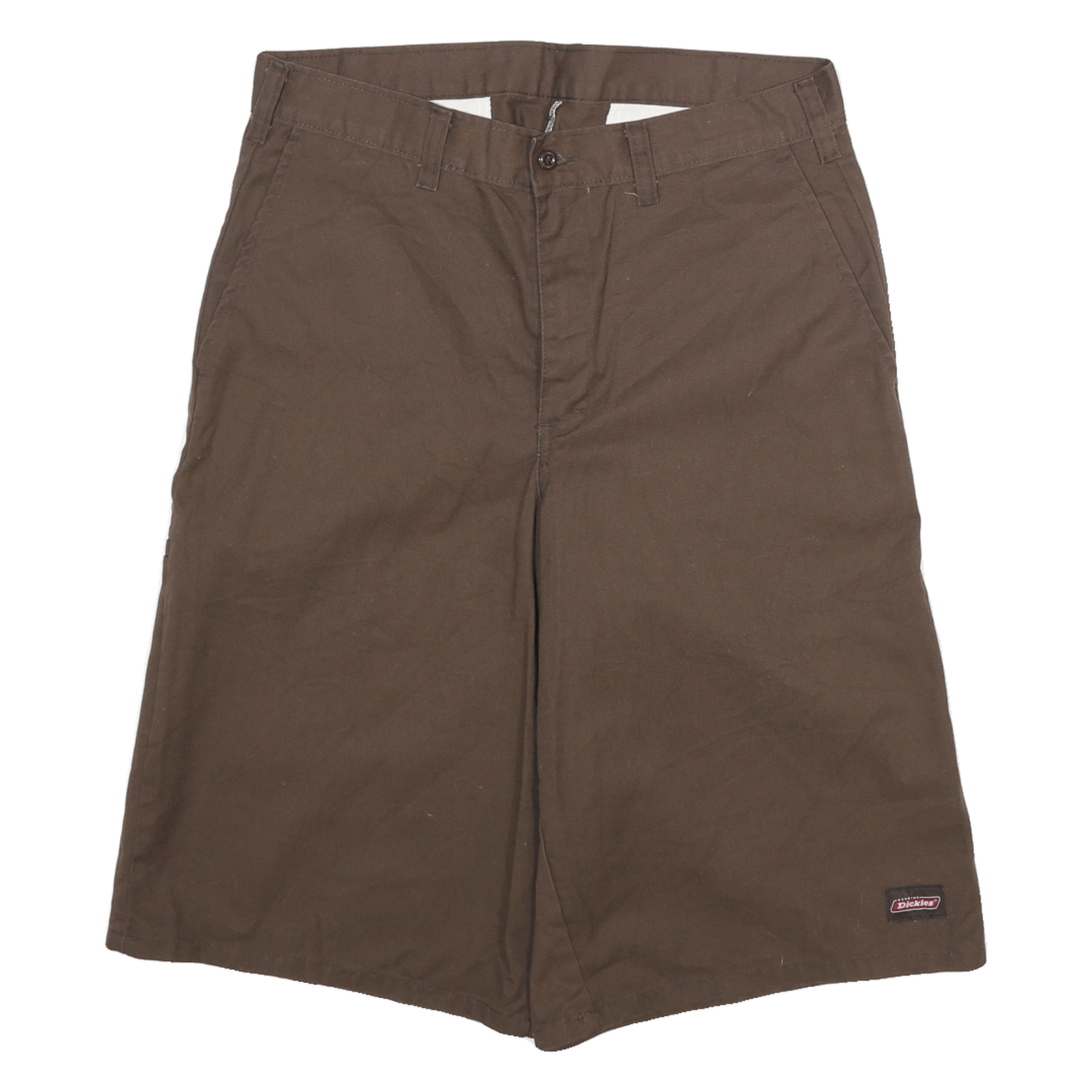 DICKIES Mens Shorts Brown Casual L W30 Workwear Cotton Blend Comfort