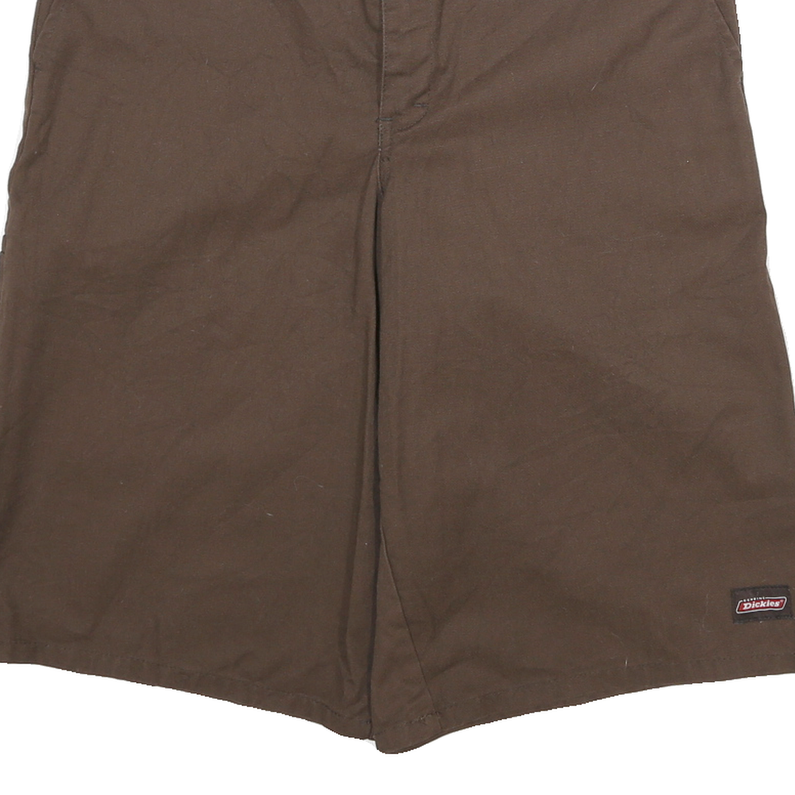 DICKIES Mens Shorts Brown Casual L W30 Workwear Cotton Blend Comfort