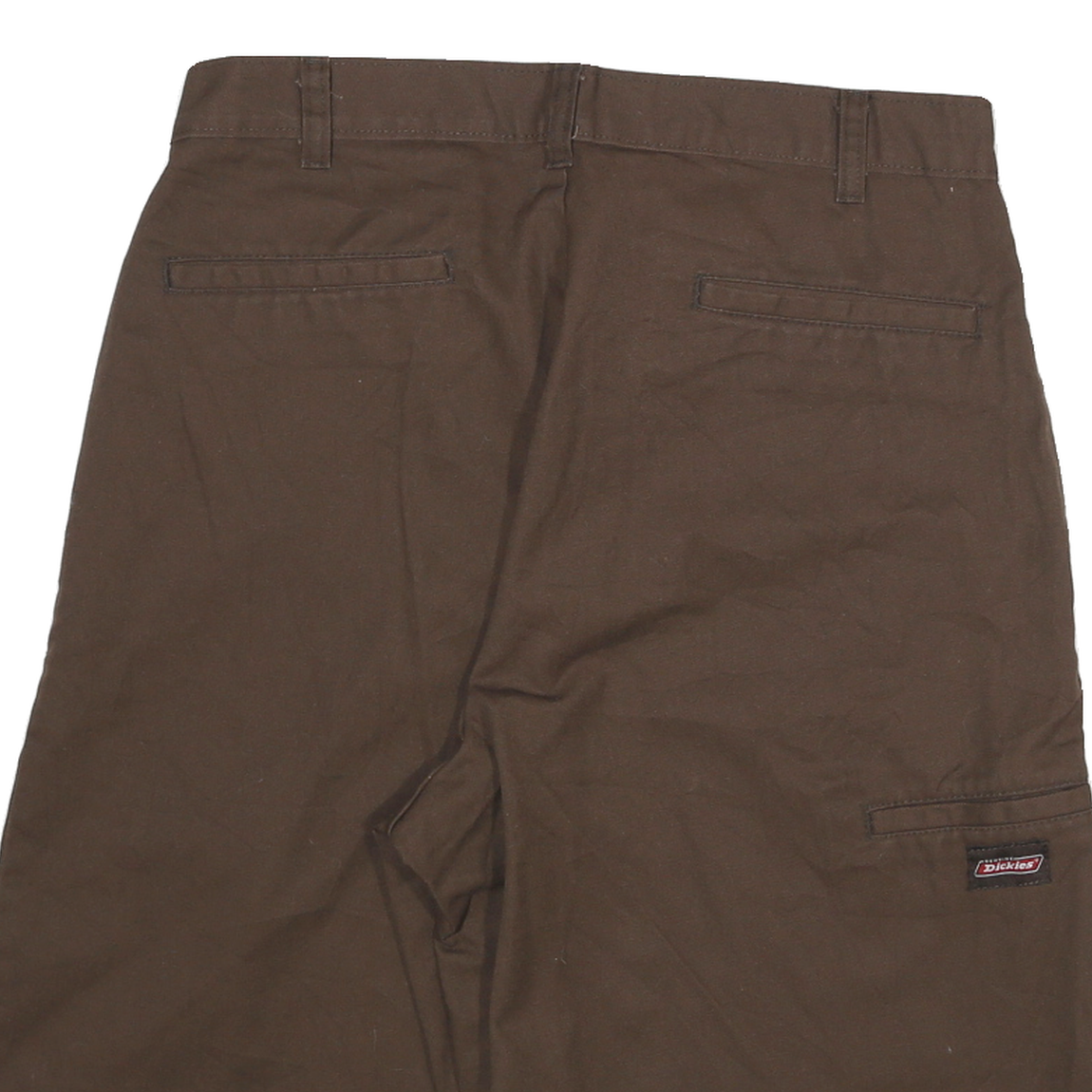 DICKIES Mens Shorts Brown Casual L W30 Workwear Cotton Blend Comfort