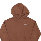 CHAMPION Boys Brown Pullover Hoodie M Cotton Blend Casual Warm Sweatshirt
