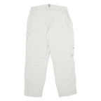 DRYLON Womens White Regular Zip Trousers W32 L30 Lightweight Outdoor Casual