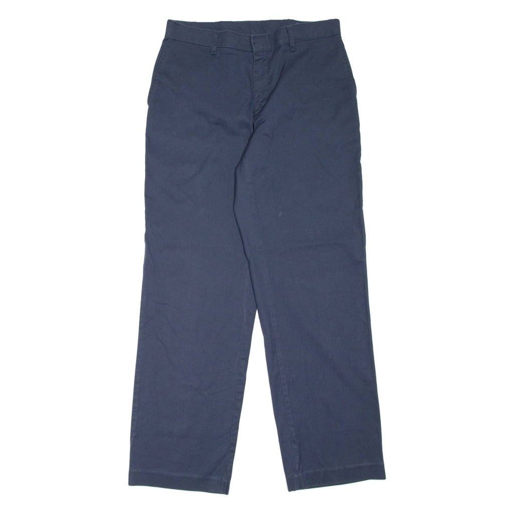 DICKIES Workwear Womens Trousers Blue Regular Straight W31 L30
