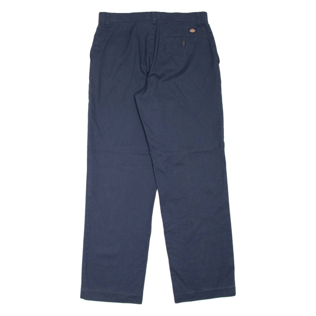 DICKIES Workwear Womens Trousers Blue Regular Straight W31 L30