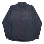 UMBRO Mens Navy Blue Polyester Track Jacket L Zip Lightweight