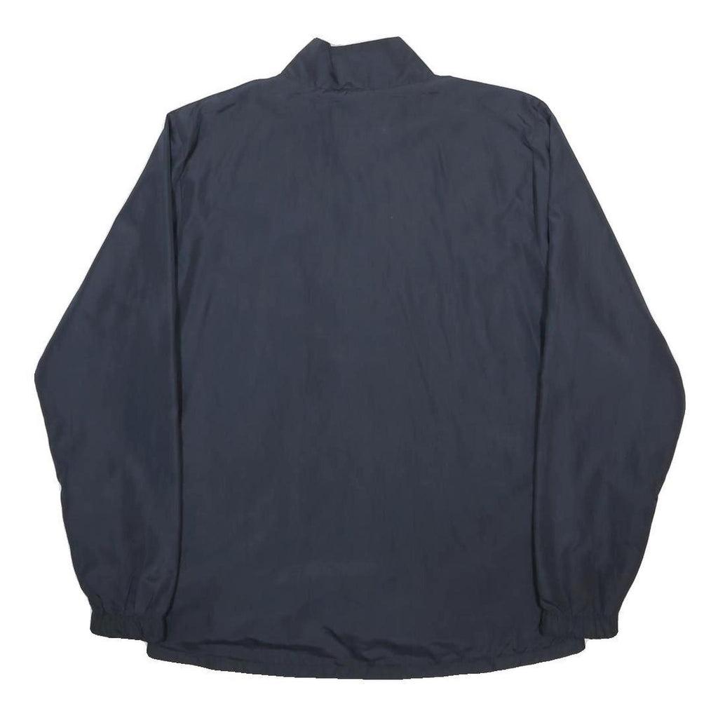UMBRO Mens Navy Blue Polyester Track Jacket L Zip Lightweight