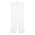 DIESEL Womens Regular Fit White Denim Jeans W32 L30 Cotton Blend Zip