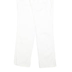 DIESEL Womens Regular Fit White Denim Jeans W32 L30 Cotton Blend Zip