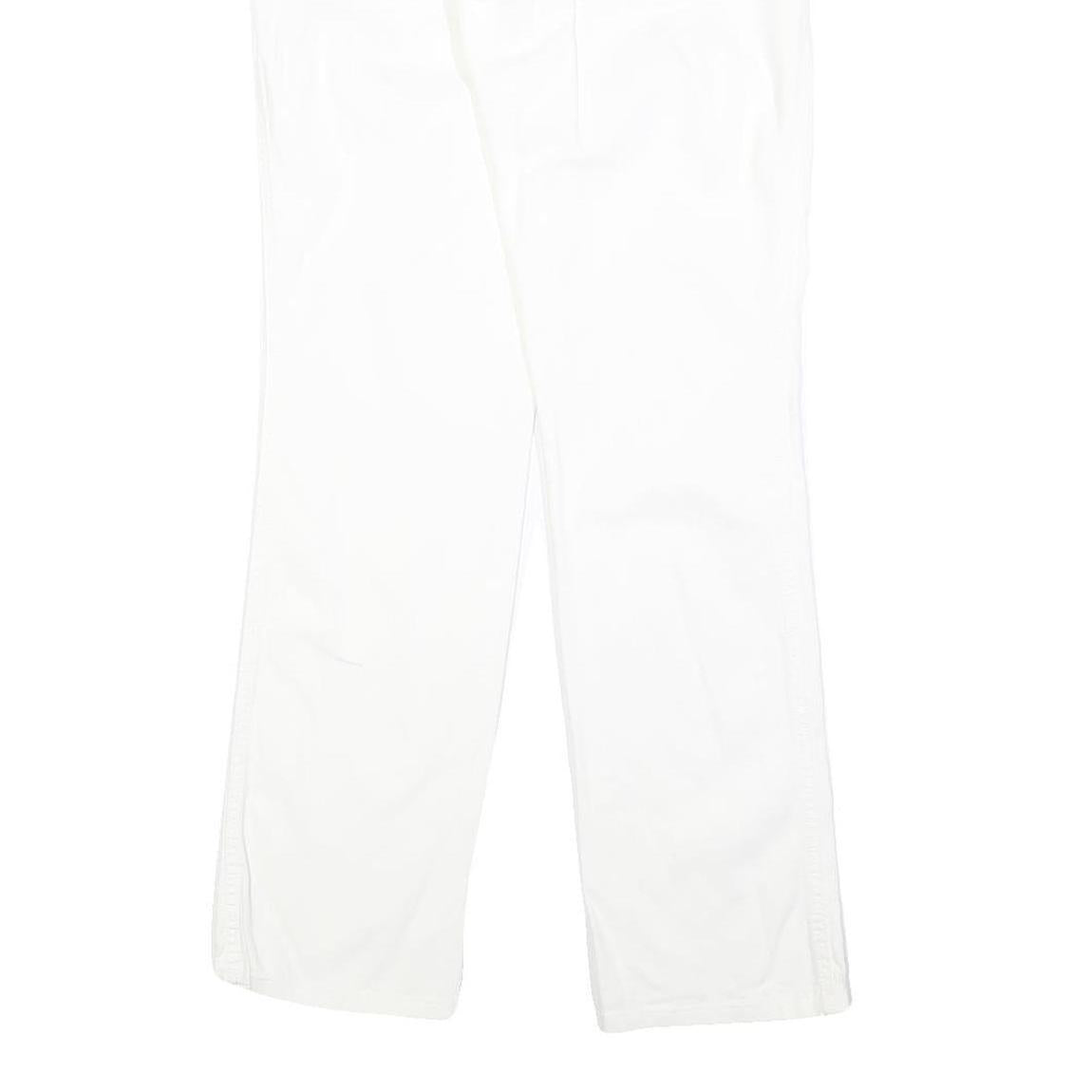 DIESEL Womens Regular Fit White Denim Jeans W32 L30 Cotton Blend Zip