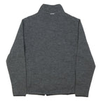 THE NORTH FACE Womens Grey Black Zip Jacket XL Cotton Blend Plain Outdoor