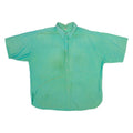 Womens Shirt Blue Collared Silk XL