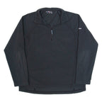 BERGHAUS Womens Fleece Black 1/4 Zip UK 16