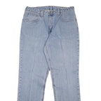 CARHARTT Womens Jeans Blue Regular Straight Denim Medium W34 L32 Classic Casual