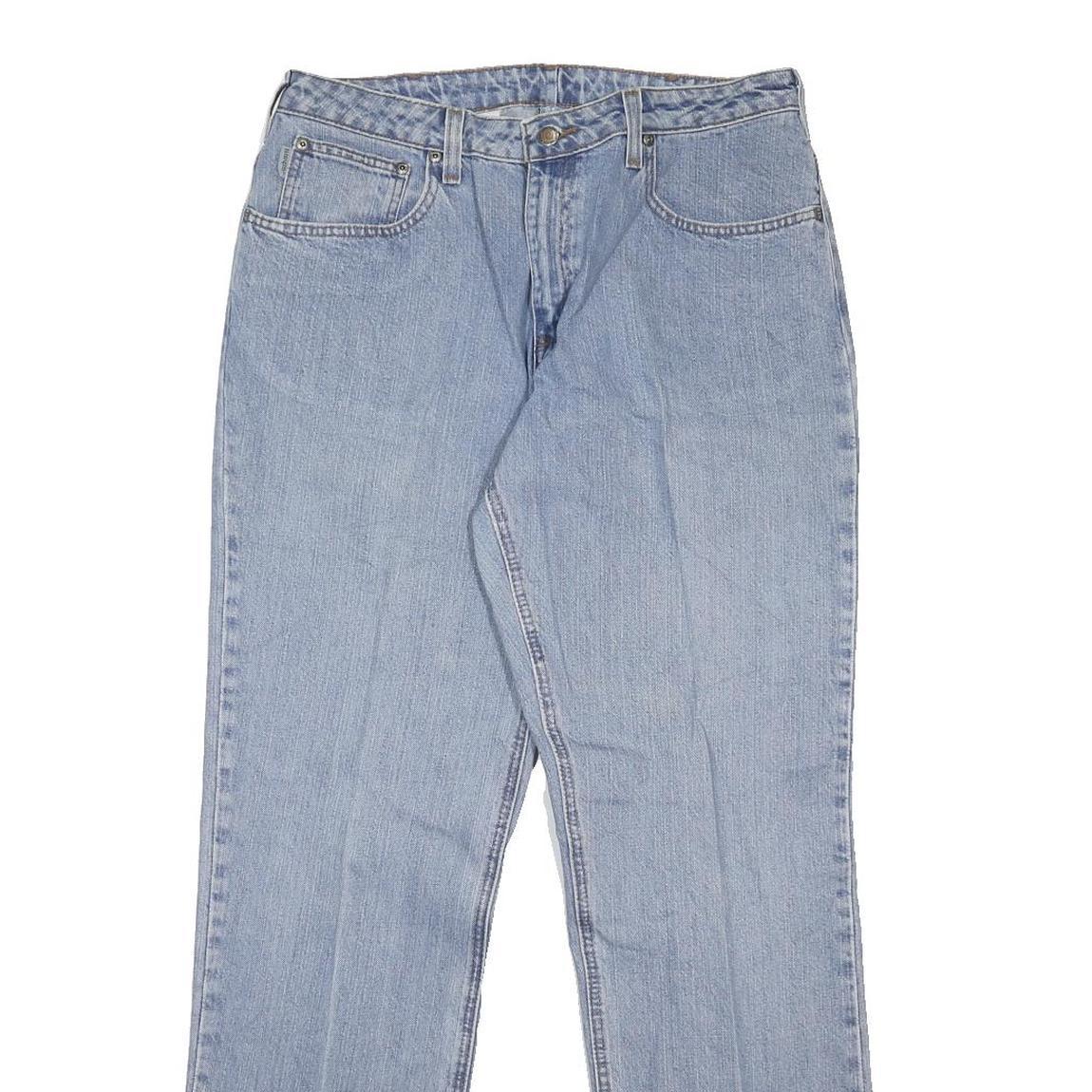 CARHARTT Womens Jeans Blue Regular Straight Denim Medium W34 L32 Classic Casual